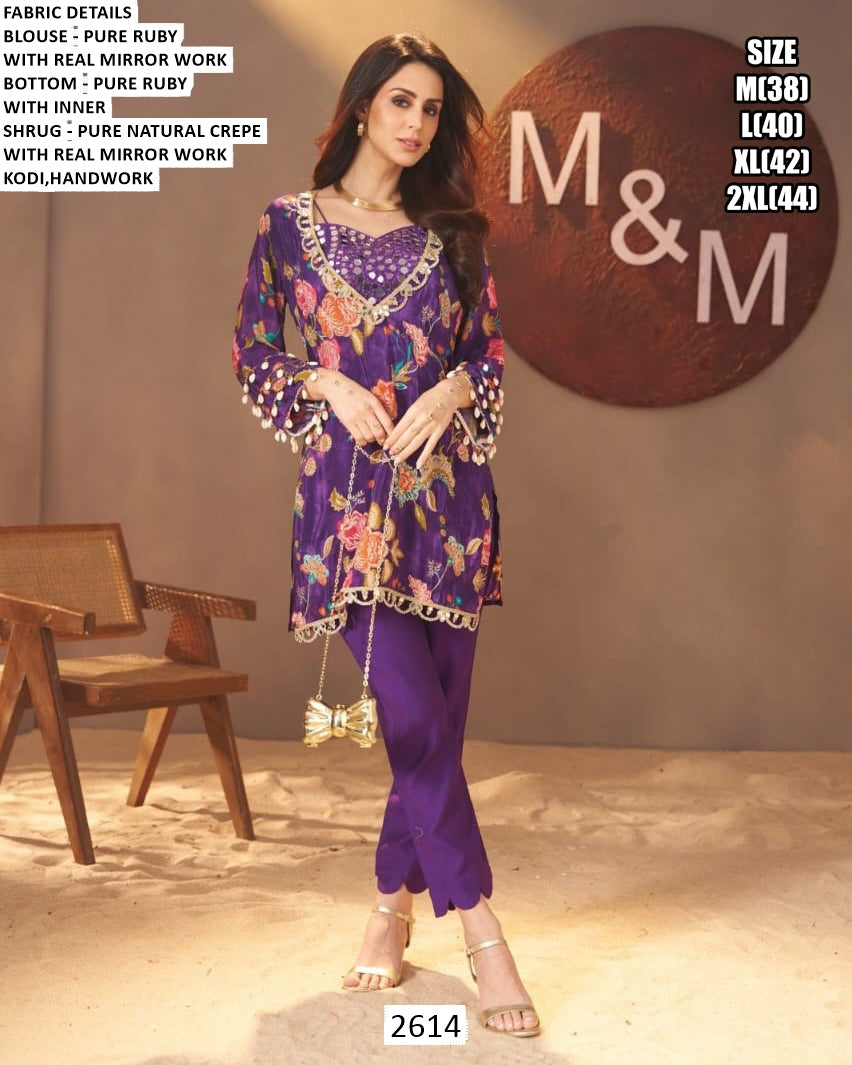Royal Purple Suit Set (2614)
