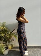 Daya Ajrakh Print Asymmetric Kurta & Palazzo Set