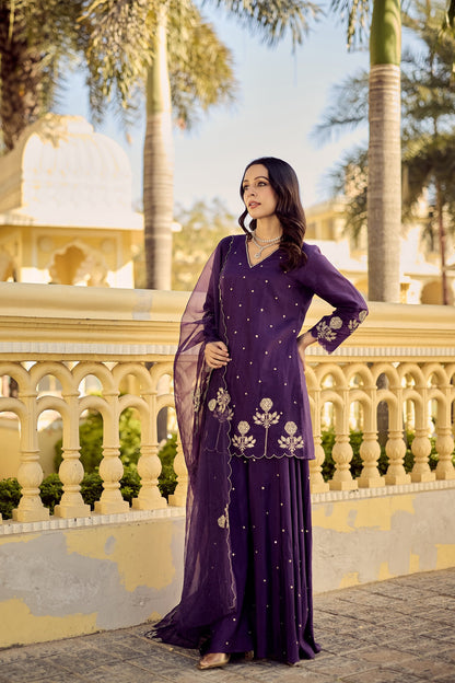 Gulabo Regal Gota Sharara Set