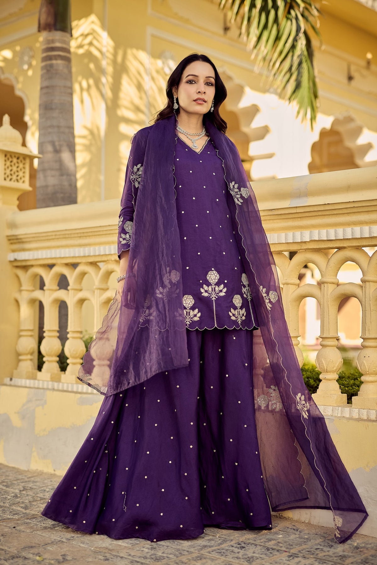 Gulabo Regal Gota Sharara Set